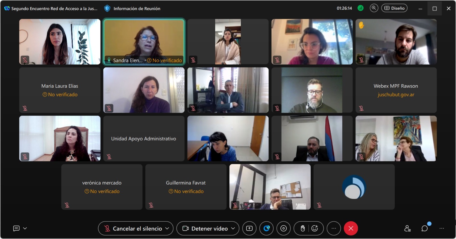 2º Encuentro virtual de la Red Federal de Acceso a Justicia